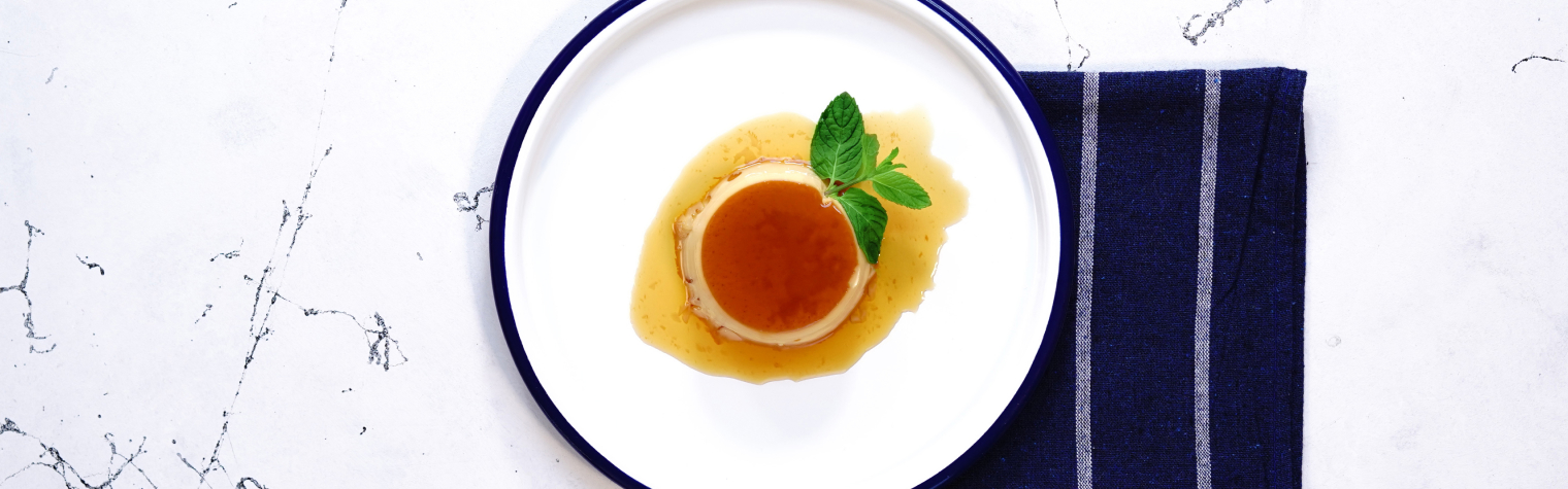 Пирог флан с заварным кремом в аэрогриле